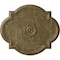 Ekena Millwork Waltz Ceiling Medallion (Canopies up to 5 1/4"), 24"W x 20 1/2"H x 1 1/8"P, Mississippi Mud Crackle CM24WAMMC - alternate 1